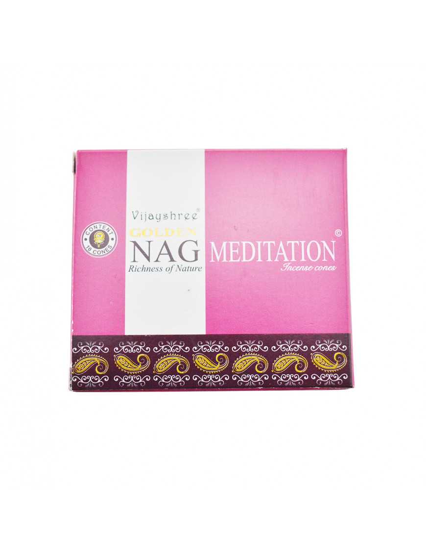 Encens Vijayshree Golden Nag Meditation 10 cones