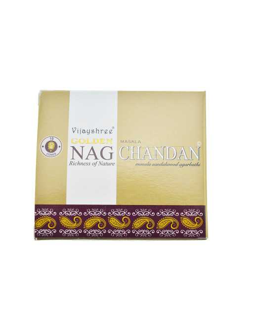 Encens Vijayshree Golden Nag Chandan 10 cones