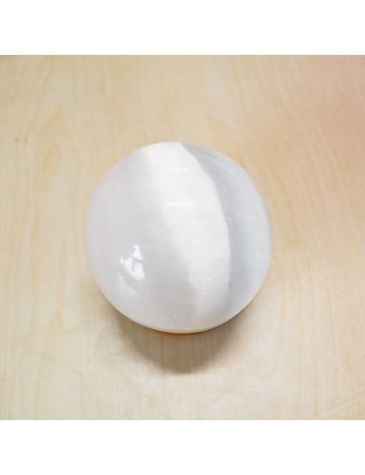 Sphère Sélénite - Diamètre 6,5 cm