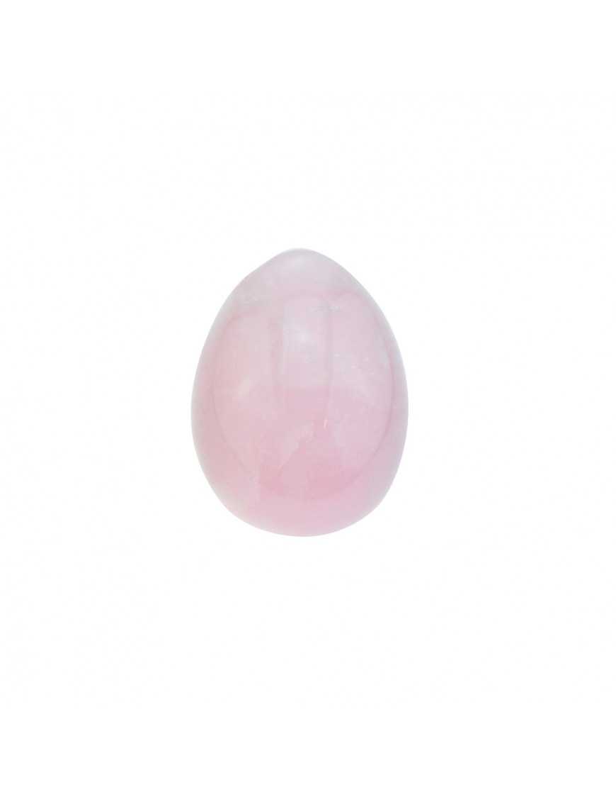 Oeuf Quart rose - Petit modèle - 7,6 x 5,8 cm