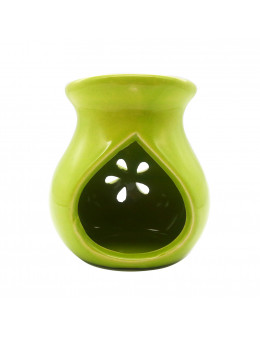 Brûle-encens en céramique émaillée, ajouré, 9 cm