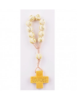 Dizainier corde avec perles bois