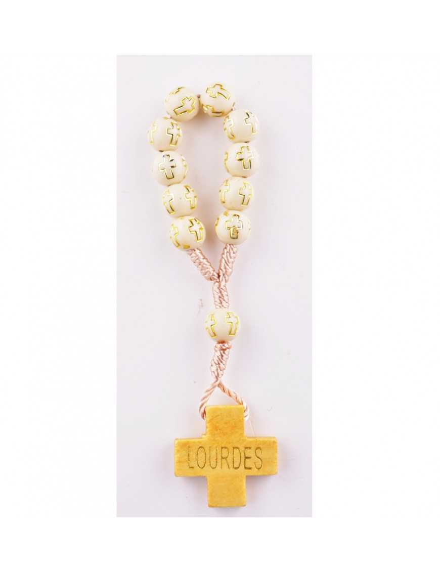 Dizainier corde avec perles bois