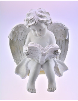 Statuette ange assis