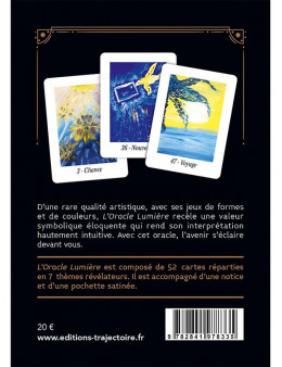L'Oracle Lumière - 52 cartes & la notice - Coffret