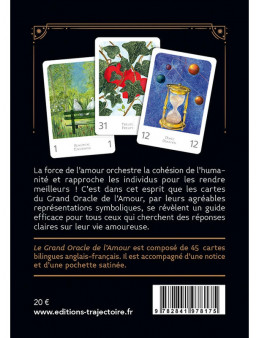 Le grand Oracle de l'Amour - 45 cartes & la notice - Coffret