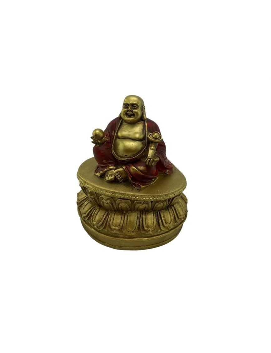 Statue Bouddha assis - Boule de cristal