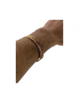 Bracelet en cuivre Magnétiquen - Vague