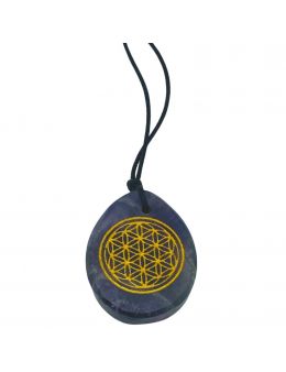 Collier fleur de vie en Améthyste