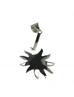 Pendentif acier - Soleil