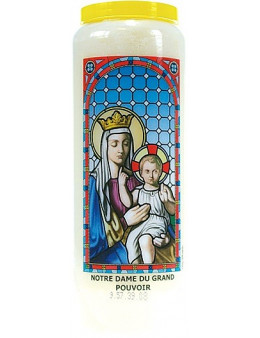 Neuvaine vitrail : Notre Dame du Grand Pouvoir