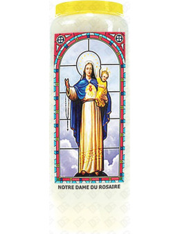 Neuvaine vitrail : Notre Dame du Rosaire