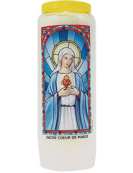 Neuvaine vitrail : Sacré coeur de Marie