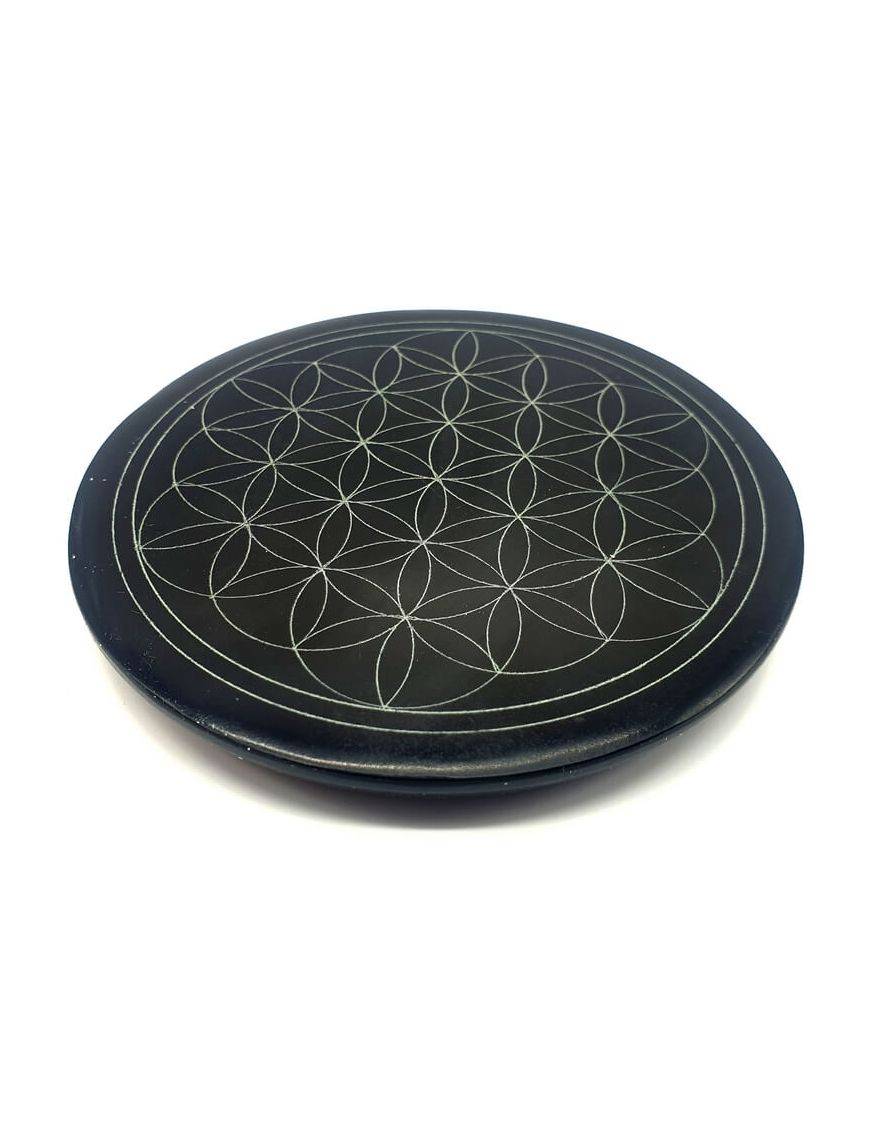 Dessous de Table Pierre Fleur de Vie 10cm