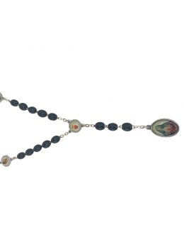 Chapelet - 5 plaies - Noir