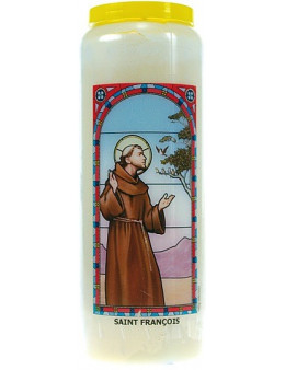 Neuvaine vitrail : Saint François