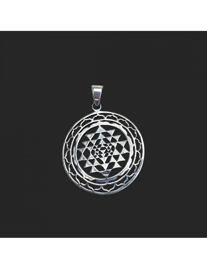 Pendentif Argent - Sri Yantra - 30 mm