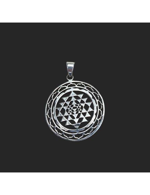 Pendentif Argent - Sri Yantra - 30 mm