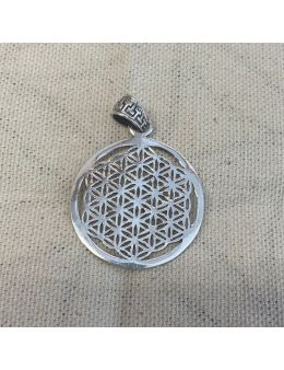 Pendentif - Fleur de vie - Argent - 30mm