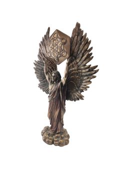 Statue en résine effet bronze METATRON, H. 35 cm