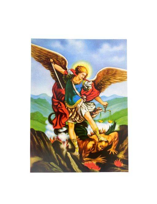  Images personnalisée Saint Michel - 19x26 cm sur papier grammage 125 g
