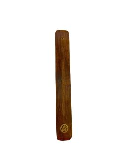 Porte encens baguette en bois Pentacle