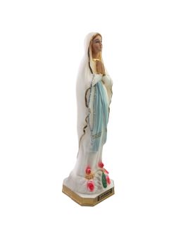 Statue Notre Dame de Lourdes plastique - 21 cm