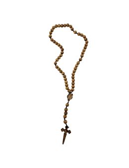 Chapelet Dominicain bois Compostelle + sachet