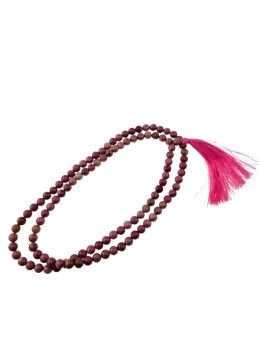 Malas - 108 perles - Rhodonite