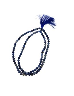 Malas - 108 perles - Agate Bleue 