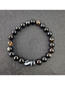 Bracelets perles - 8mm - Onyx noir