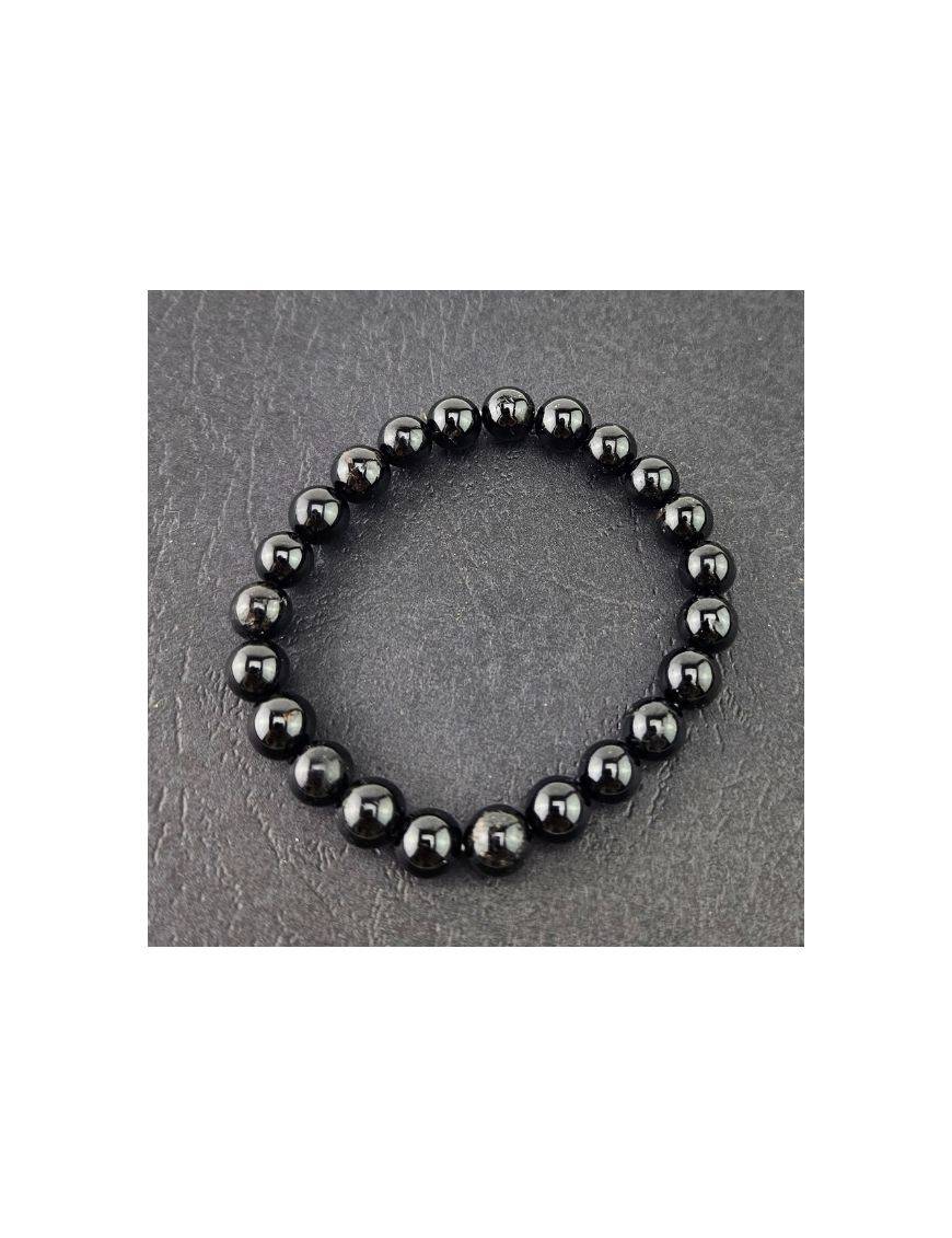 Bracelets perles - 8mm - Tourmaline noire