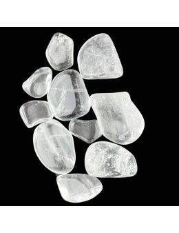Pierre roulée - Quartz Blanc - -10g