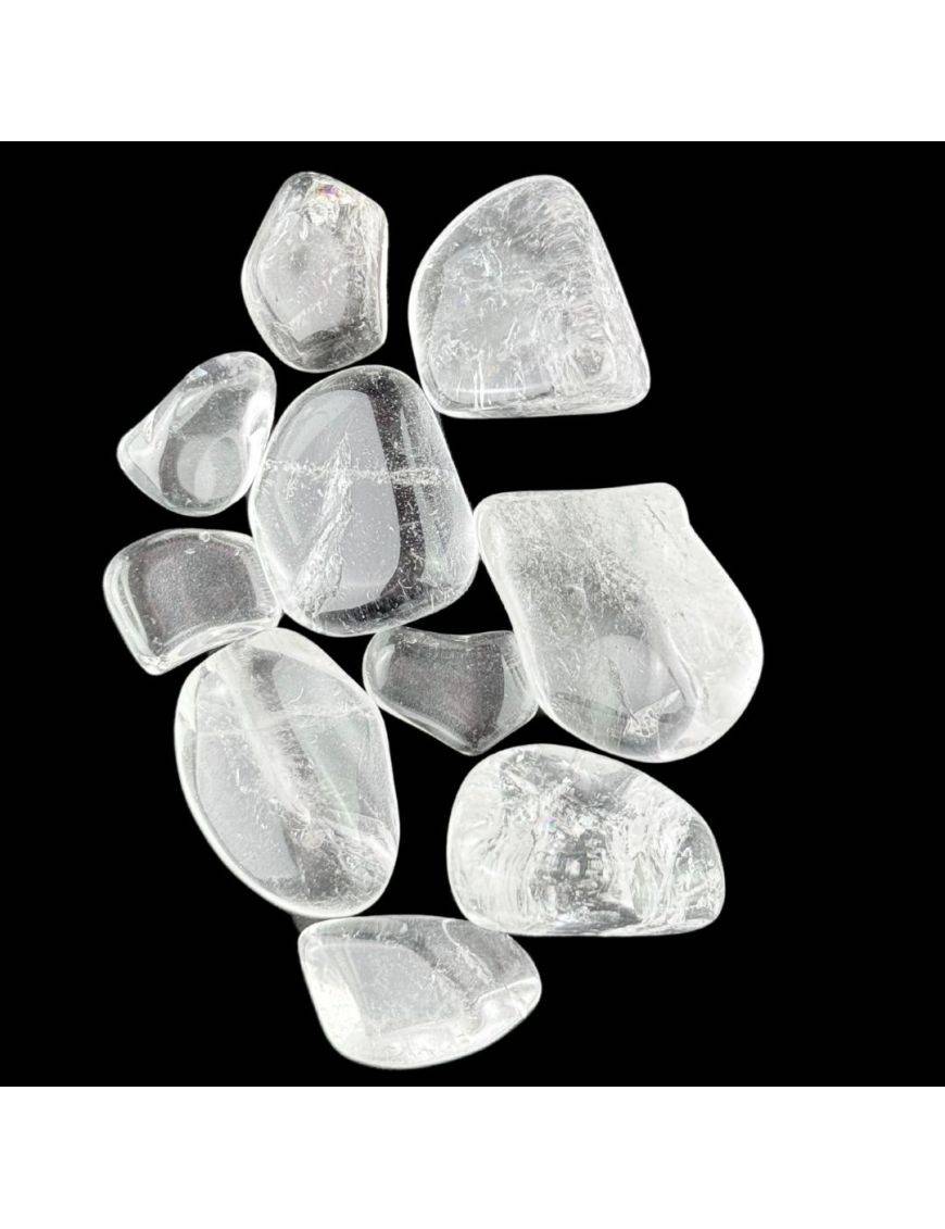 Pierre roulée - Quartz Blanc - -10g
