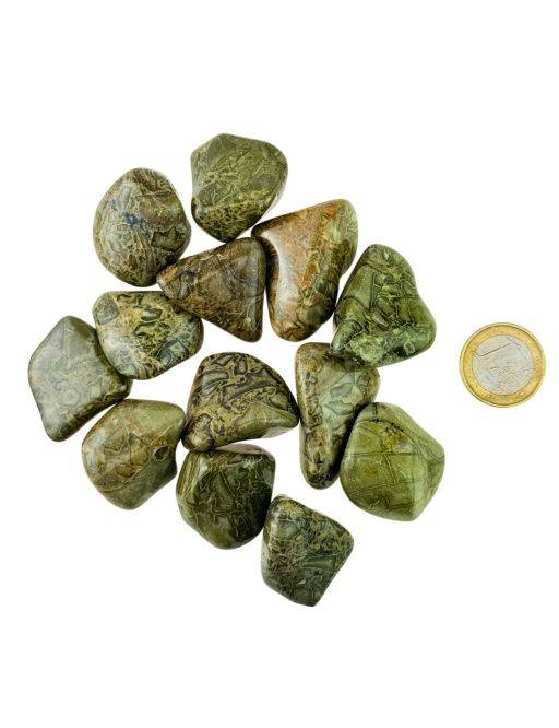 Pierre roulée - Jaspe Serpentine - 10-20g