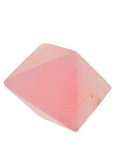 Octaèdre en Quartz Rose