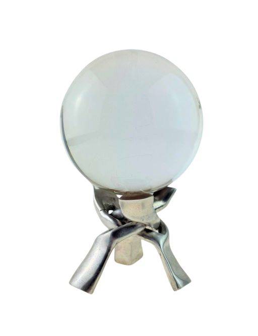 Grosse Sphère en Quartz Blanc Grosse Sphère en Quartz Blanc