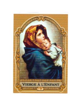 Autocollant Vierge à l'Enfant - 9x12.5