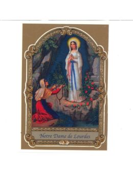 AutocollantNotre Dame de lourdes