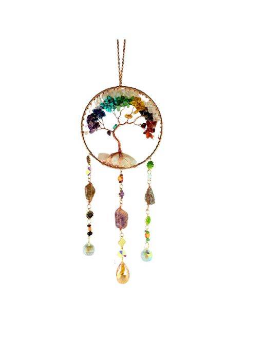 Attrape rêves Arbre de vie 7 chakras Attrape rêves Arbre de vie 7 chakras