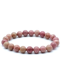 Bracelet Rhodonite Unie perles 8mm