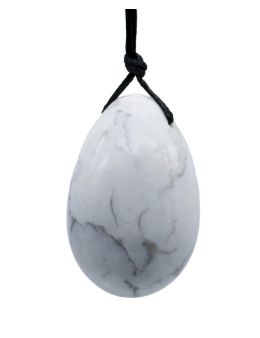 Oeuf de Yoni Howlite 4.5cm