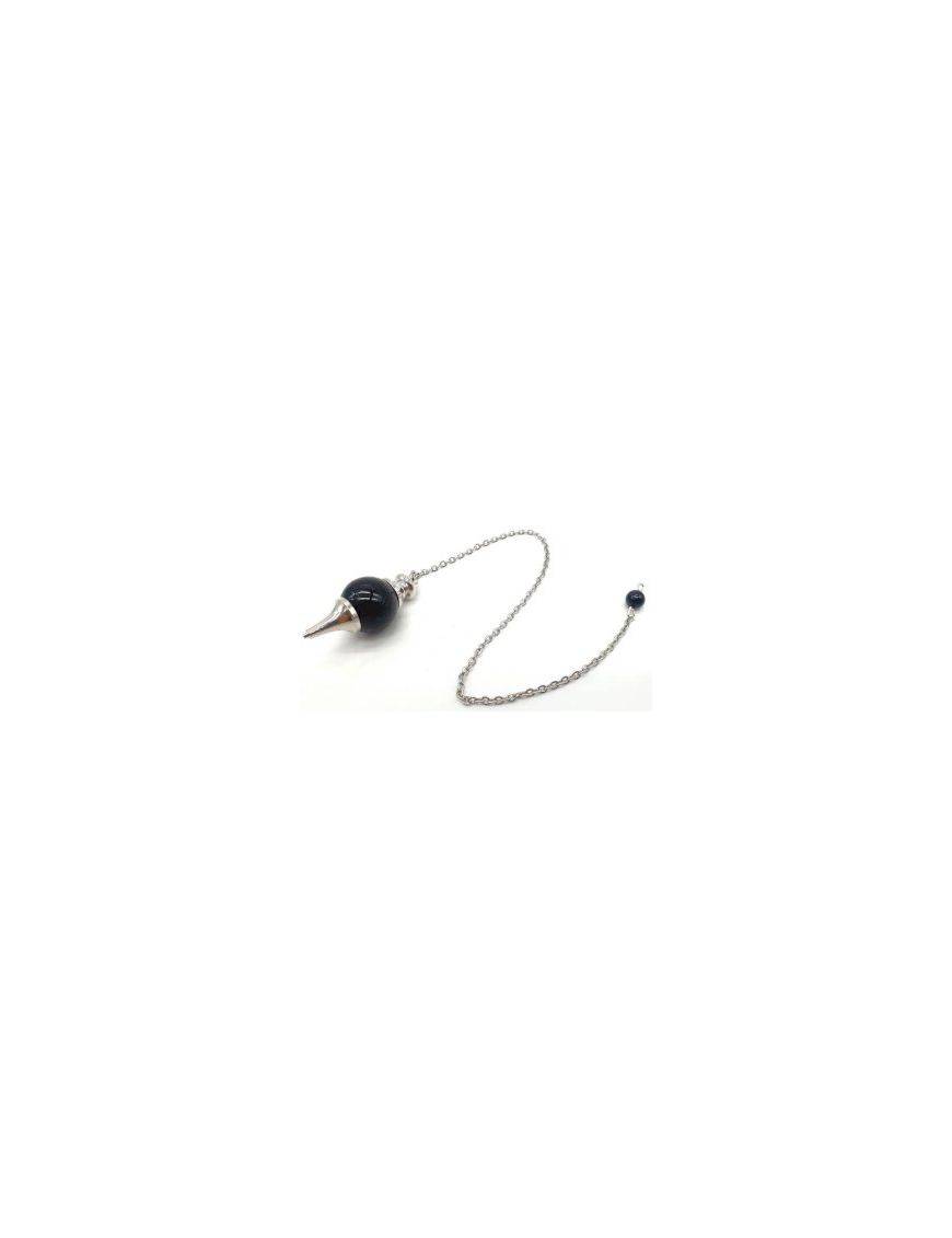 Pendule sphère Tourmaline Noire 4cm