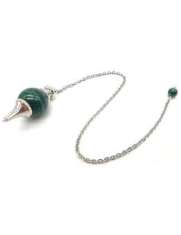 Pendule sphère Malachite 4cm