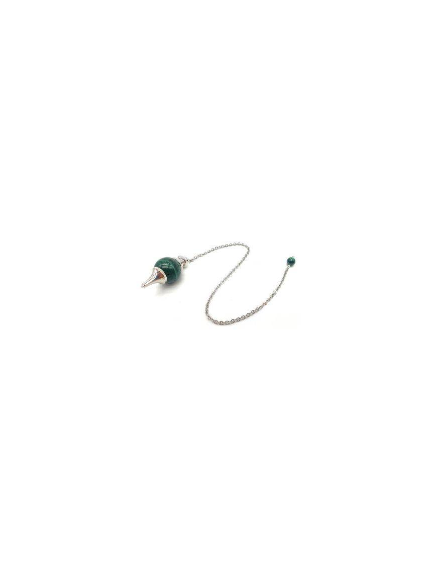 Pendule sphère Malachite 4cm