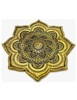 Brûle encens Lotus- Metal - 10 CM