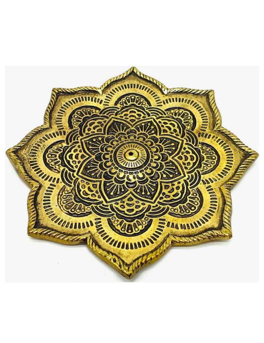Brûle encens Lotus- Metal - 10 CM
