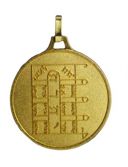 Pentacle de la Lune - Médaille talismanique - 3cm