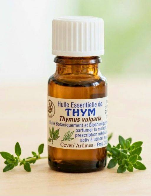 Huile essentielle de Thym 10 ml avec Compte-gouttes