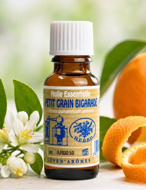 Huile essentielle de Petit Grain 20 ml avec Compte-gouttes